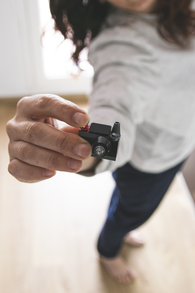 creatividad visual con cámara pequeña